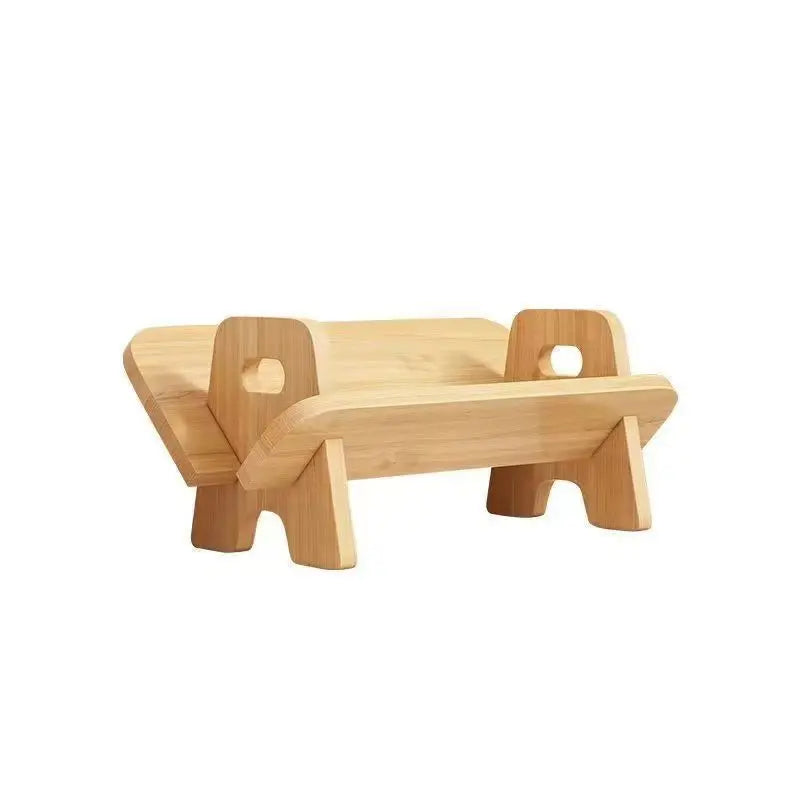 Tailai Titled Desktop Bookshelf Cookbook Shelf Small Bookcases for Magazine Book Rack Desk Book Organizer in Office Living Room