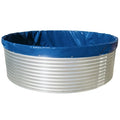 Tilapia Shrimp Farming Customizable Capacity Feeding Tank (1000L-10000L) Galvanized Sheet Double Coated PVC Canvas 3M Diameter X