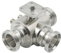 Sanitary Stainless Steel Pneumatic Insulated Three-Way Ball Valve MegaBDM