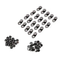Shoe Lace Hooks Boot Hooks Lace Fittings With Rivets for Repair/Camp/Hike/Climb Accessories