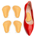 T-form Leather Arch Supports Forefoot Pads for Women High Heels Sandals Insert Half Yard Pad Massage Foot Care Shoes Insoles