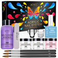 ALIVER Professional Complete Easy Quick Dry Nail Beauty SetAcrylic Nail SystemNail Art Kit