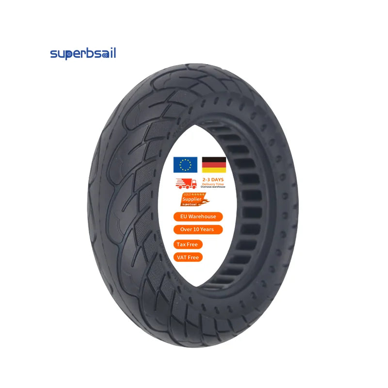 Superbsail Xiaomi M365 Tire 10 Inch Hollow Scooter Anti-puncture Non-slip Solid Tyre Wheel Electric Scooter Replace Tire