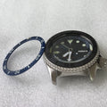 Flat Ceramic Bezel Inserts 38*31.5mm Watch Parts for SKX007 SKX009 Brands Blue UK Crystal 31.5mm Wristwatch Tools Parts
