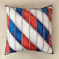 Custom Shape Sherpa Pillow Striped Marble Printed Custom Toys Designer Customize Cushions Pillow Manufacturers