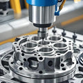 Manufacturer Precision Custom Precision Metal Iron Titanium Aluminum Cnc Drilling Parts Lather Milling Service