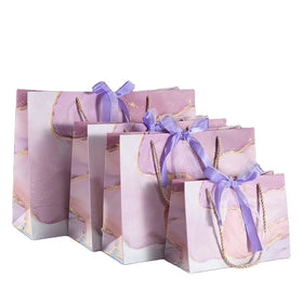 Wholesale Art Paper Bag with Matt Lamination Elegant Gift Shopping Bags