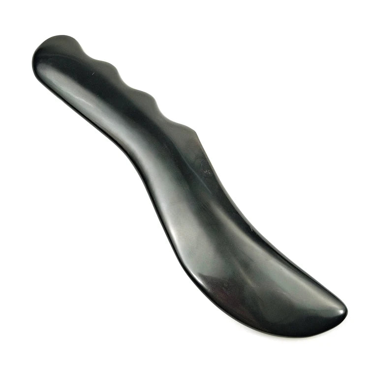 Huiying Crystal Jade Stone Facial Bian Stone Gua Sha Board Scraping Massage Face Guasha Tool