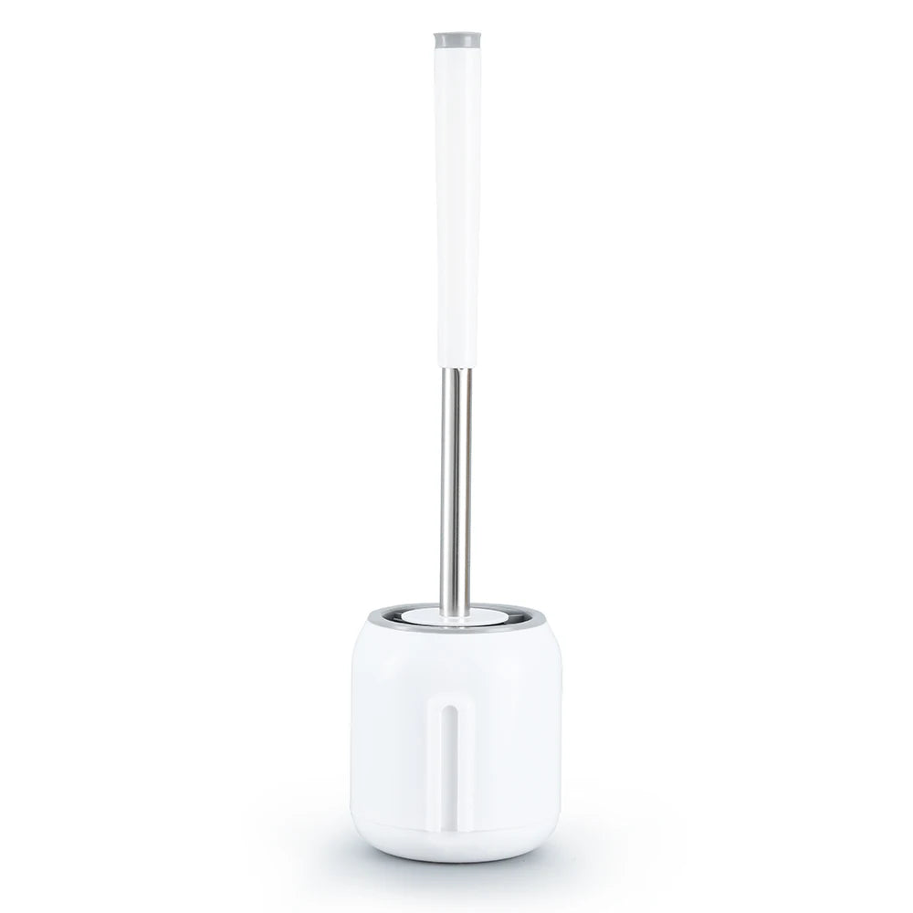 WEIHAO Modern Durable Eco-Friendly Plastic Base Toilet Brush Set with Long Handle and 1 Year Warranty Model WH42007