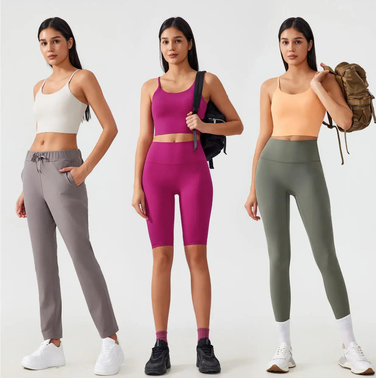 Wholesale New Nude and Skin Friendly Sports Camisoles Beautiful Back Bras Shock-absorbing and Gathering Cups Fitness Yoga Vests