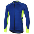 JSJM Bike Cycling Jersey Long-Sleeved Windproof Breathable Reflective Strip Design Outdoor Sports Cycling Clothing for Men
