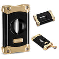 CIGARLOONG Multifunctional Cutter Stainless Steel Fine Cigar Cutters Travel Portable Personalized Smoking 3 in 1 Cigar Cutter