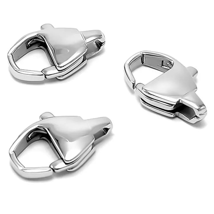Size 18mm Vintage Jewelry Findings High Polishing Clasp Lobster for Chain Making 316stainless Steel Lobster Clasps