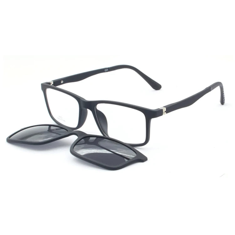 8813 Everflyoptical TR90 Magnetic Glasses Optical Frame Eyewear Clip on Polarized Sunglasses
