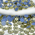 CY 020 Jonquil in Stock Stone Crystal Ab Glass Lote 500 Gross Bulk Hotfix Rhinestones