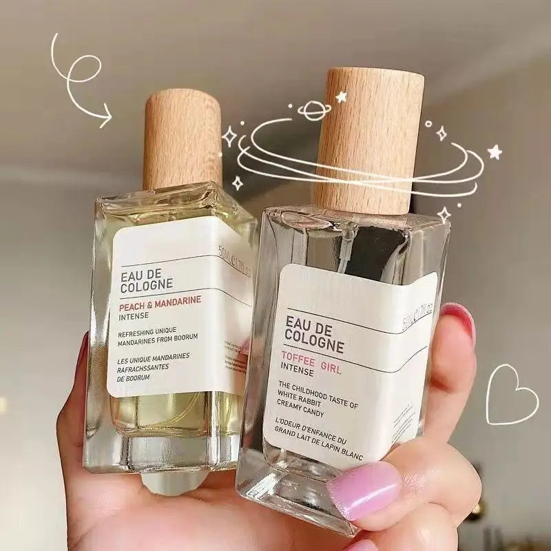 Recyclable 30ml 50ml 100ml Fragrance Rectangle Vintage Square Spray 50 ml 100 ml Empty Perfume Glass Bottle 50ml With Wooden Cap