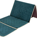Hot Selling Islamic Folding Sajadah Prayer Rug Travel Muslim Wholesale Polyester Prayer Mat Comfortable Backrest for Door Use