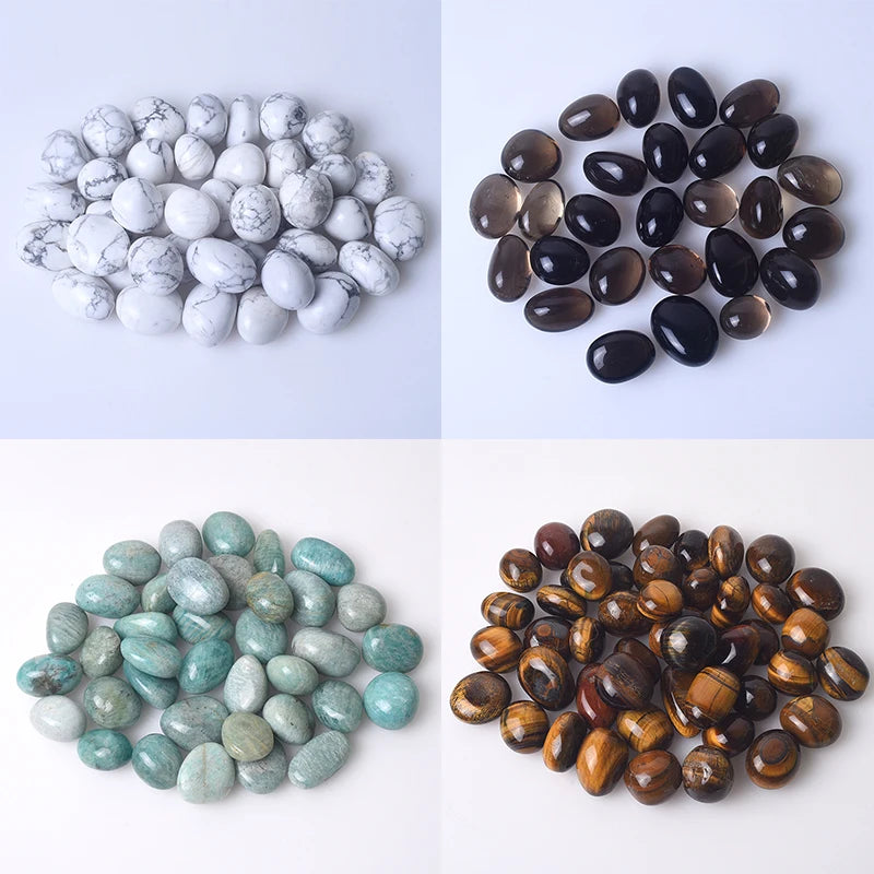 Natural Stone Amethyst Tumbled Crystals Healing Stones Wholesale Bulk Rose Quartz Crystal Tumble Stones for Fengshui