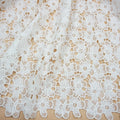 African Cord Lace Fabric Embroidery Elegant Nigerian Guipure Lace Fabric