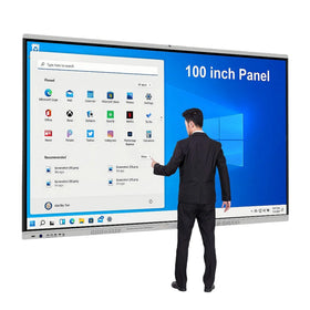 55 65 75 86 Inch Lcd Electronic Classroom School Teach Flat Panel Digital Touch Screen Smart White Board Interactive Whiteboard