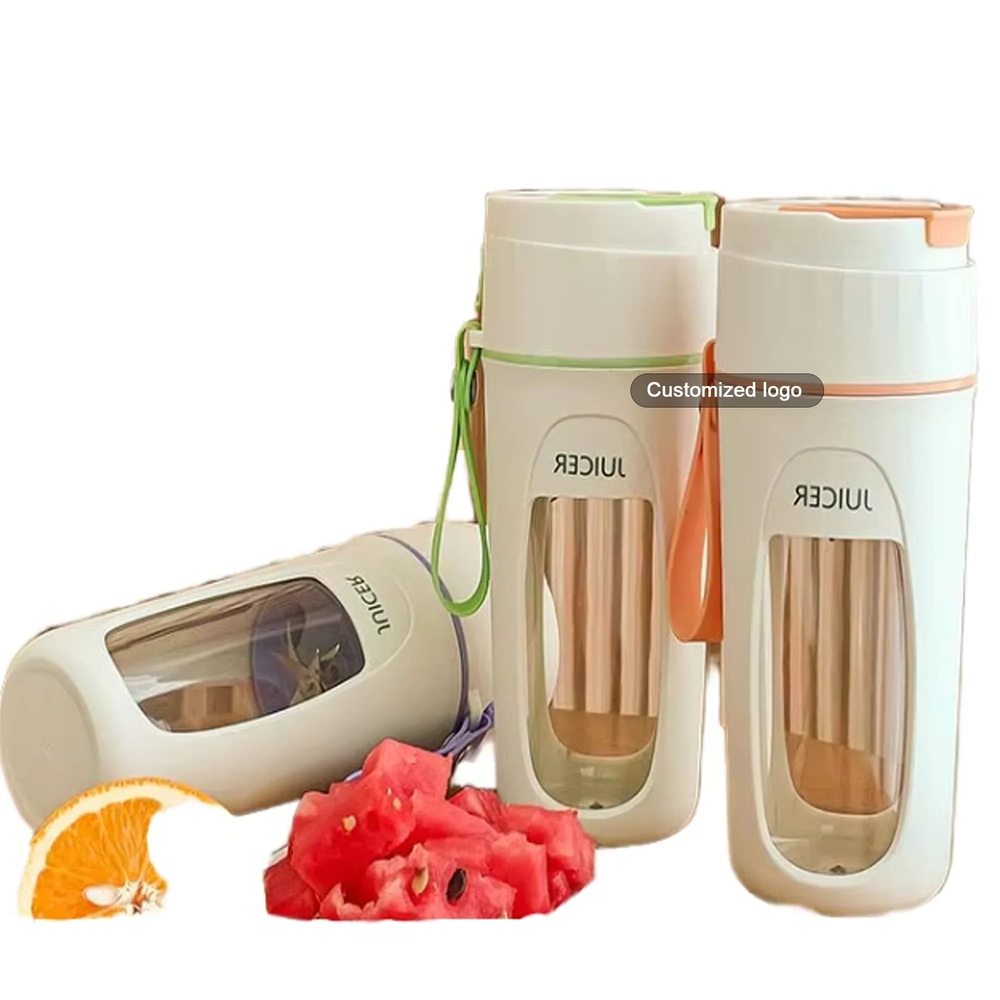 Hot New Design 340ml Portable Mini Juice Maker PC Plastic Fresh Juice Milkshakes Smoothies Multifunctional Juicer for Home Use