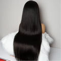 Glueless 13x6 HD Transparent Lace Frontal Wig Straight Virgin Brazilian HD Lace Front Human Hair Wigs for Black Women
