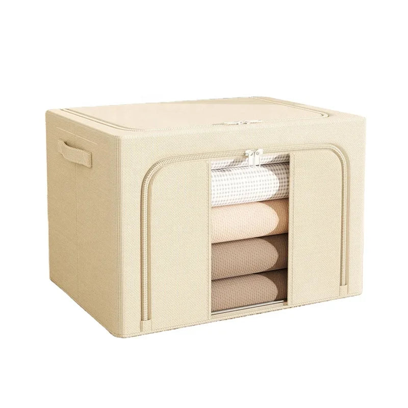 Storage Box Extra Large Pack Clothes and Quilts Transparent and Visible Storage Box Foldable Portable Organizer