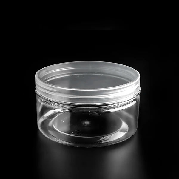 clear Plastic Cookie Jar Round Shape Plastic Jars Can for Candy Food Storage