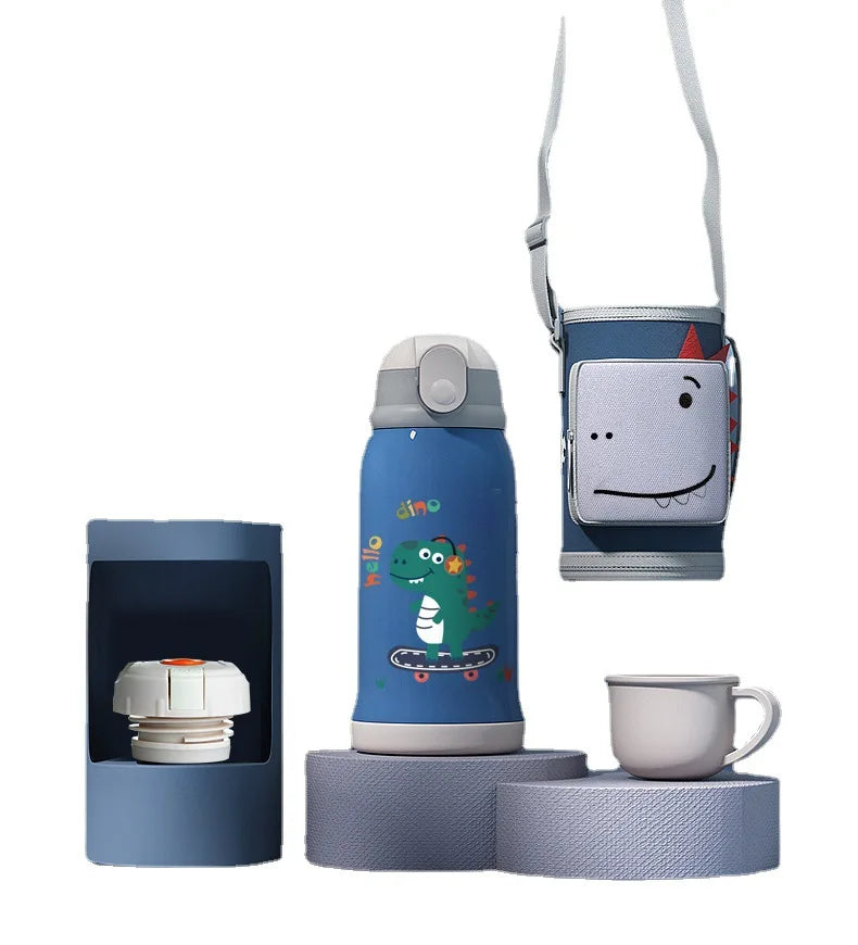 Madou BPA-Free Insulated Double Wall Stainless Steel Kids Flask Custom Logo Vacuum Flask & Thermos Cute Water Bottle Design