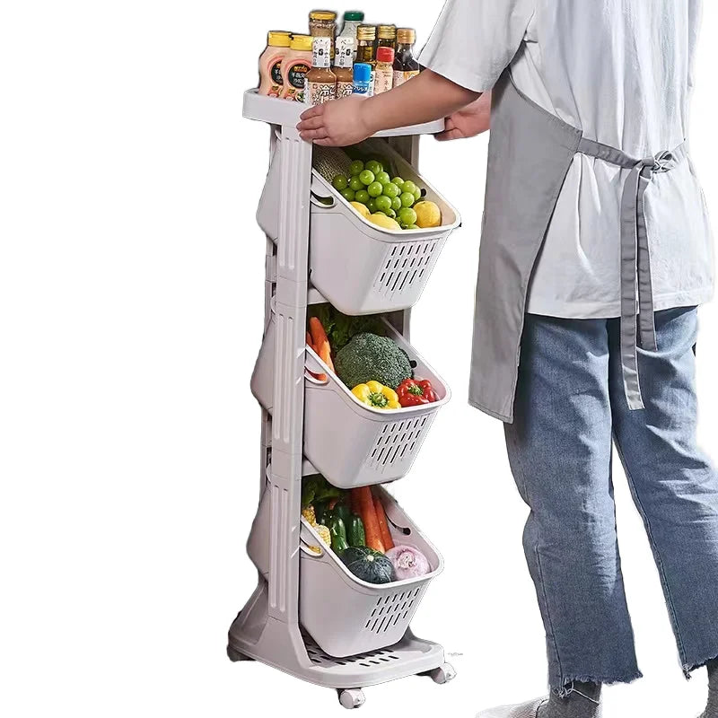 Bathroom Kitchen Living Room Narrow Gap Storage Rack PP Material Clip-On Shelves for Toilets Refrigerator Trolley Food Dirty