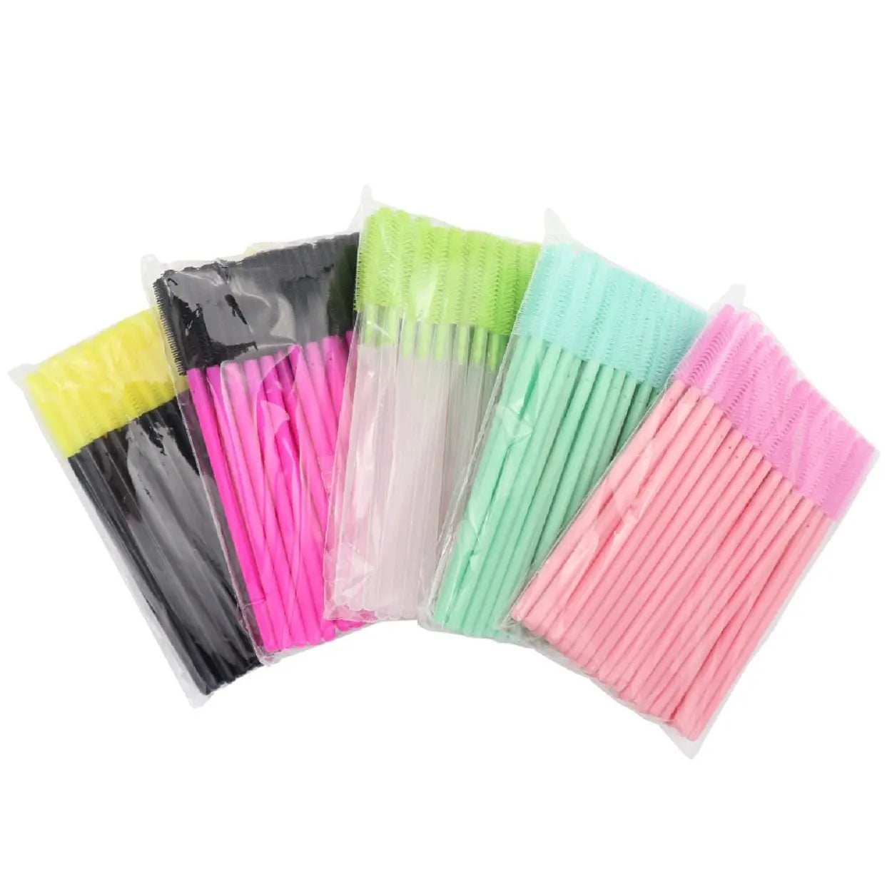 Disposable Silicone Gel Eyelash Brush Comb Mascara Wands Eye Lashes Extension Tool Professional Beauty Makeup Tool for Women