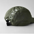 Wholesale Custom Logo Perforated Mesh 5 Panel Sport Running Outdoor Hat Laser Cut Lightweight Short Brim Nylon Camp Cap