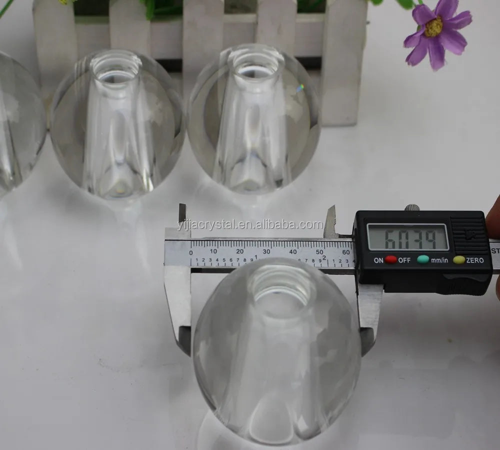 Crystal Ball With 20mm Center Hole for Crystal Chandelier Table Lamp Parts K9 Quality Clear Glass Love Ball & Globe Souvenir