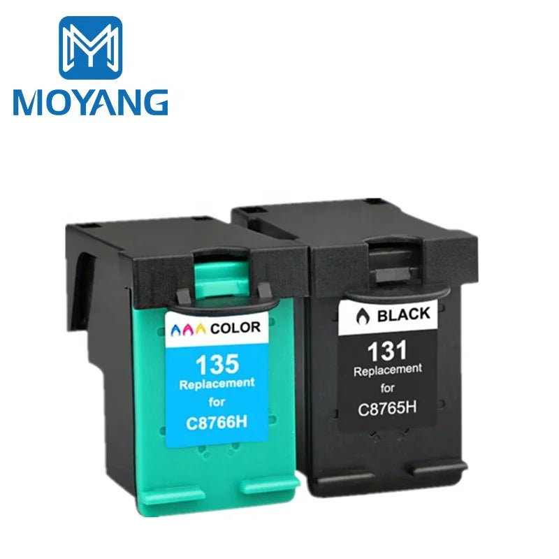 MoYang Compatible for Hp131 Hp135 131XL 135XL Ink Cartridge Used for hp 131 135 Deskjet 460/5740/5940/6520/6540/6620 Printer