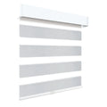 Design Day and Night Blackout Spring Control System Home Dual Layer Manual Roller Shades Cordless Zebra Blinds for Windows