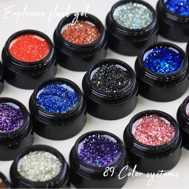 HONEY GIRL New OEM Private Label 72 Colors Soak Off Uv Nail Art Drawing Paint Gel Canned 5g Painting Gel for Nails Art