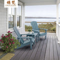 Outdoor Furniture Plastic Wood Modern Foldable Single Chair for Hotel & School Use Garden Knocked Down Packing