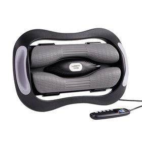 Lumbar Spine Massager Lumbar Traction Multifunctional Inflatable Hot Compress Vibration Air Pressure Waist Massager