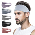 Wholesale Custom Unisex High Elasticity Breathable Lightweight Sports Workout Headbands Cycling Running Yoga Fitness Sweatbands
