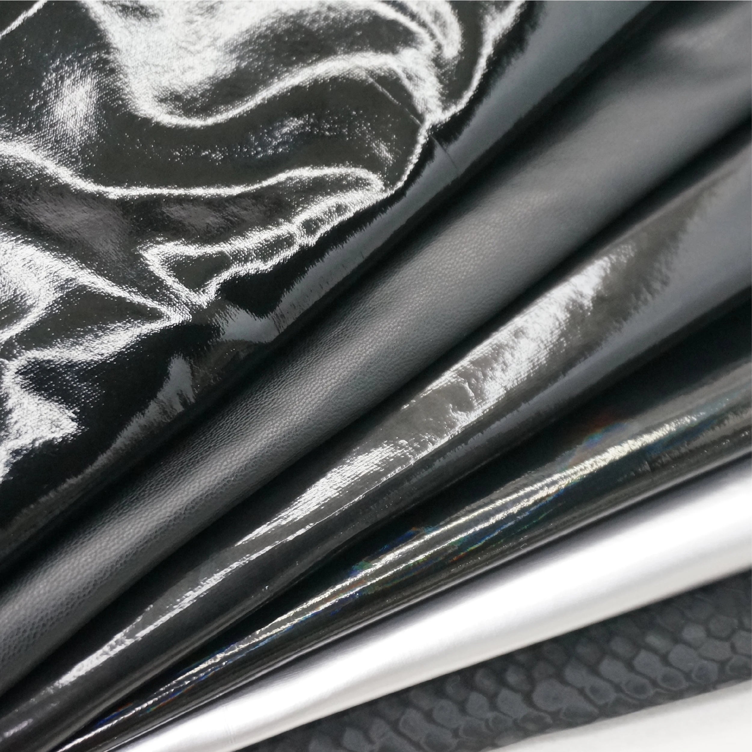 New Designs Microfiber Leather Pu Synthetic Leather Fabric Material Price Per Meter for Clothes