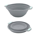Kitchen Food Grade Safe Foldable Bread Fermentation Basket Non Stick Baking Bowl Silicone Bread Proofing Basket