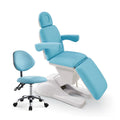 Blue Beauty Salon Facial Bed Bring Chairs Curved Lash Bed Beauty Salon Body Spa Aesthetic Chair Electric Beauty Bed