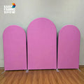 2024 Solid Arch Backdrops with Cover Arch Frames for Party Events Decoration Baby Shower Wedding Birthday Baptism Graduation