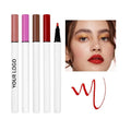 Custom Logo Makeup Smudge Proof Natural Waterproof Long Lasting Quick Dry Lipstick Color Liquid Lip Stain Makeup Pen Lip Liner