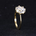 Starsgem Moissanite 3ct 9.0mm  OEC Antique Cutting Vintage Style Moissanite Ring