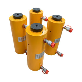 500 Ton China Double Acting High Pressure Telescopic Hydraulic Jack Hydraulic Piston Cylinder