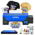 New DTF Printer A3 L1800 Transfer Printer Machine with Roll Feeder Direct to Film Print Built-in White Ink Circulation System