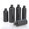 Customized Logo Printed Matte Black Metal Bottle Recyalable Aluminum Aerosol Cap Screw for Shampoo and Cosmetics