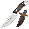 Hot Selling Stainless Steel Fixed Blade Knife Wood Handle for Hunting Factory Price OEM Customizable Free Sample Available
