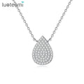 LUOTEEMI 2026 Link Chain Pendent Elegant Designer Charm Fashion Jewelry and Pendant Necklace for Woman